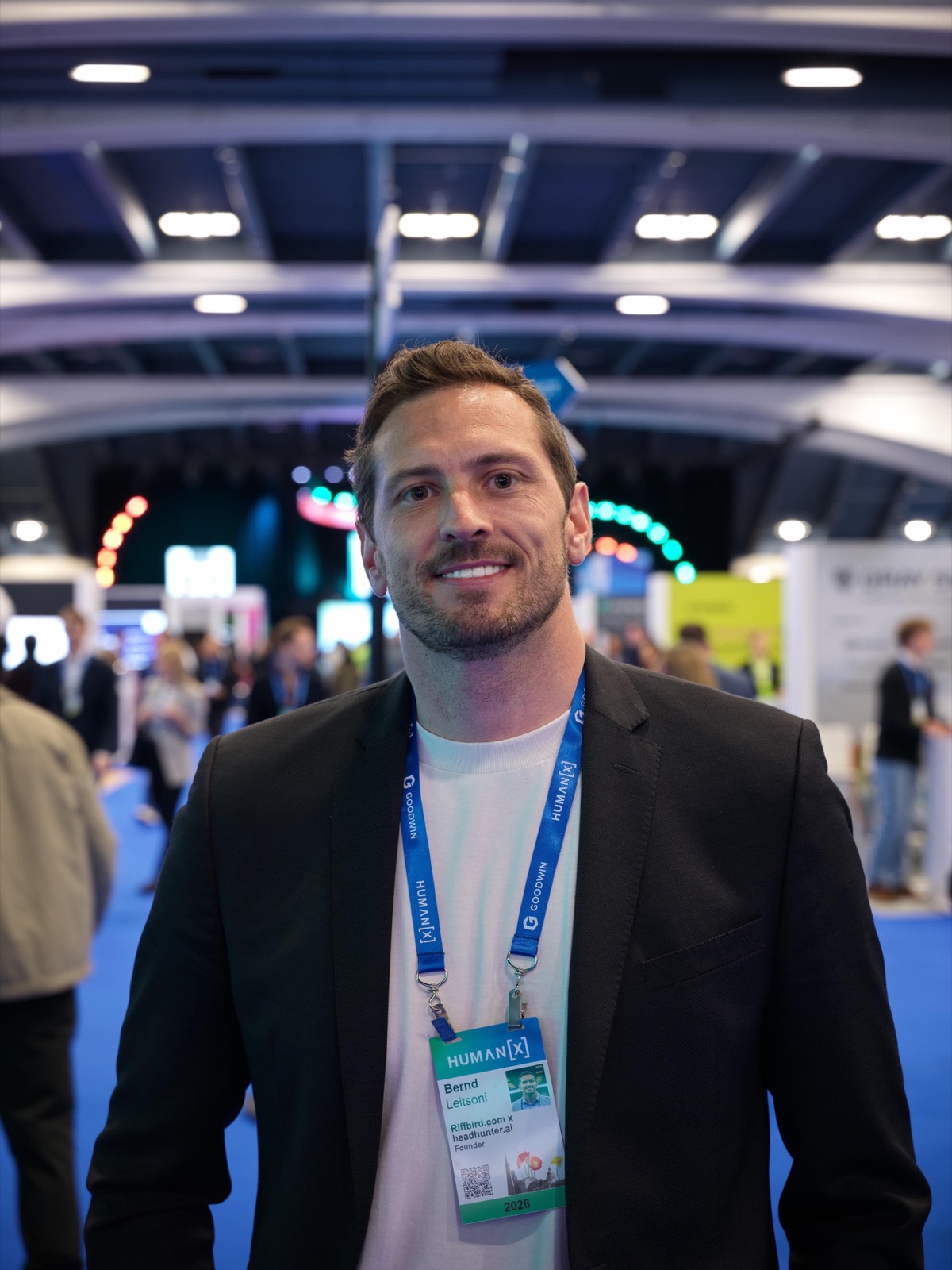 Bernd Leitsoni auf der HumanX in San Francisco